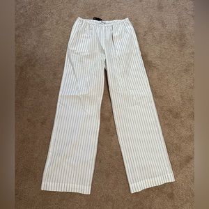 Zara striped lounge pants